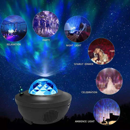 LED Galaxy Starry Sky Projector