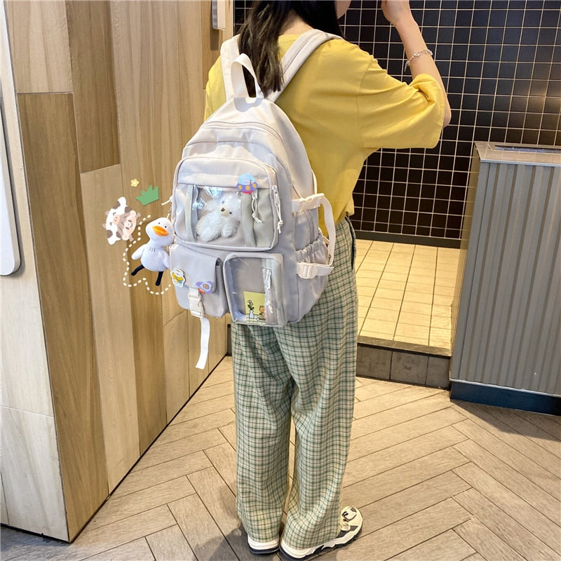 Large Functional Waterproof Kawaii Backpack