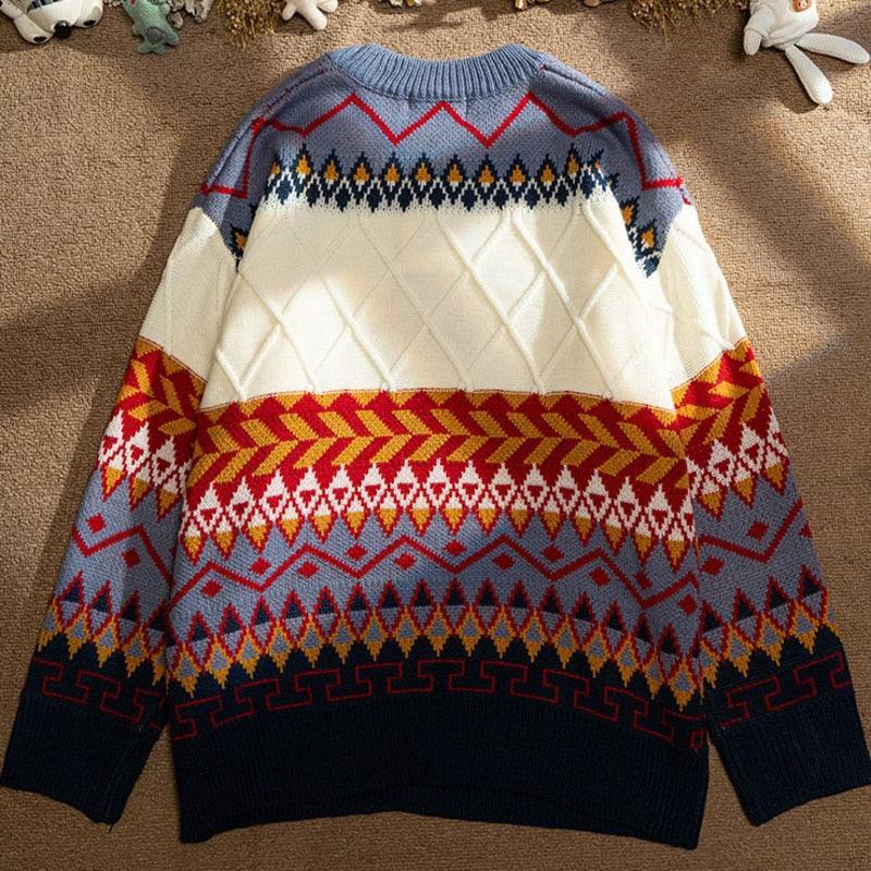 Harajuku Pullover Winter Bear Sweater - Embrace Cozy Elegance 🐻❄️
