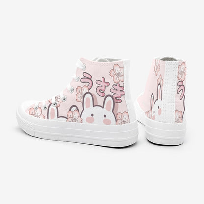 Kawaii Bunny Hi-Top Shoe Sneakers