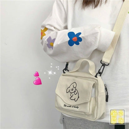 Kawaii Fresh Canvas Shoulder Bag - Kawaii Bags - Kawaii Handbag - Kawaii Plush Bags