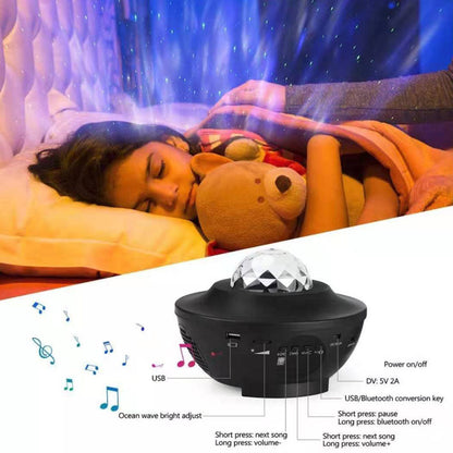 LED Galaxy Starry Sky Projector