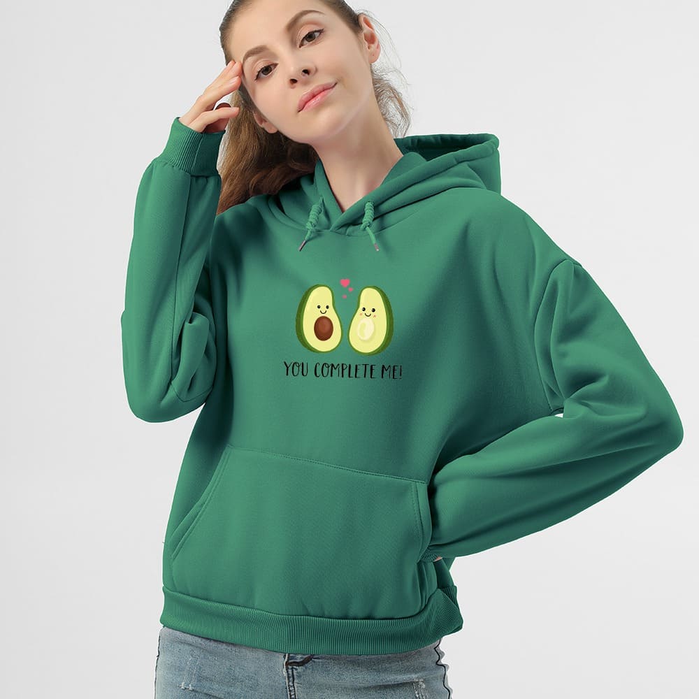Kawaii Avocado Lovers Sweatshirt Hoodie - Embrace Avocado Bliss! 🥑💕