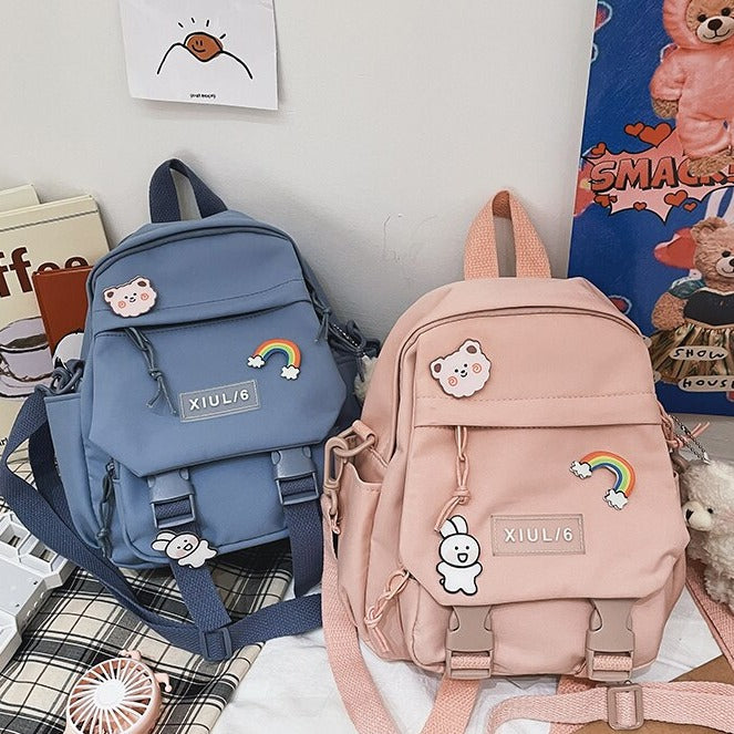 Small Cute Bear Friend Backpack & Sidebag | NEW