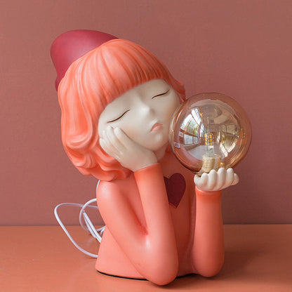 Cute Girl Lamp