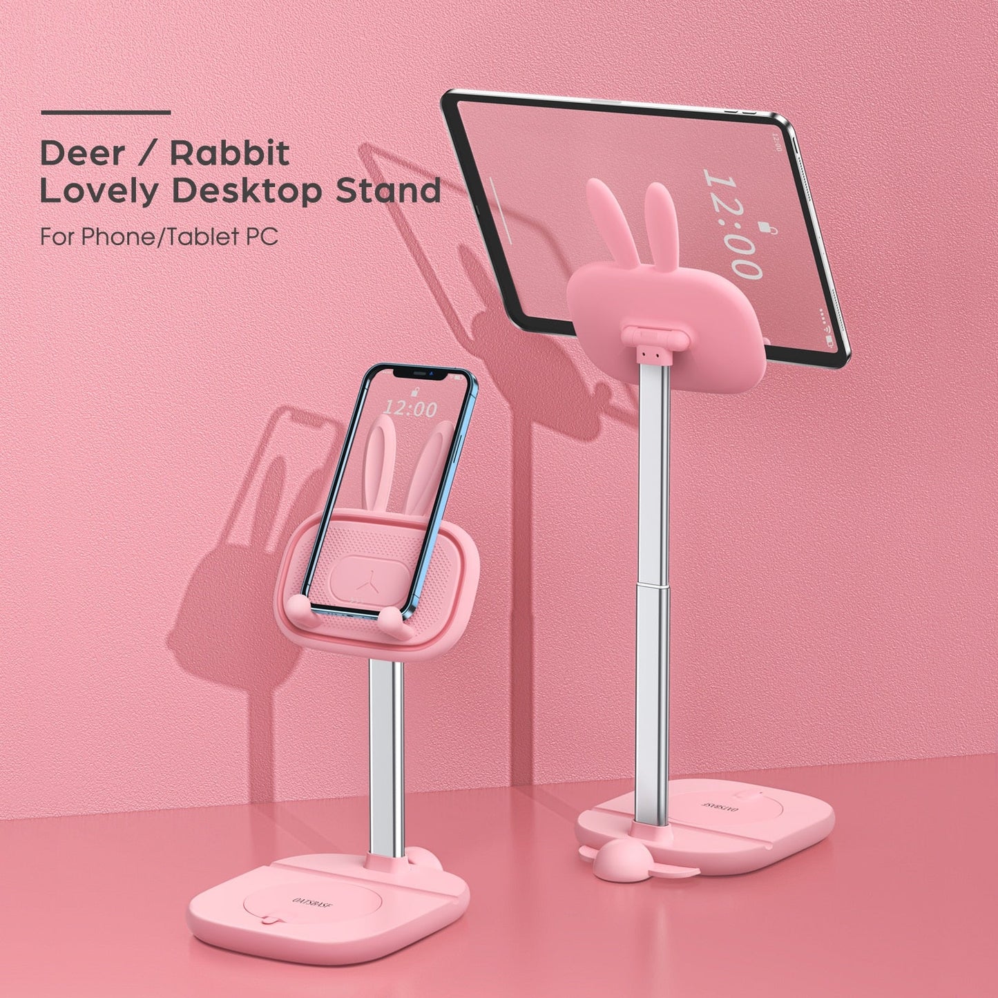 NEW! Kawaii Cute Bunny Phone Holder Desktop Stand
