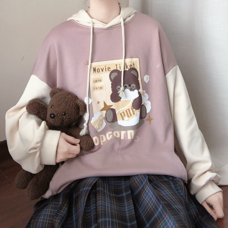 Stay Cute and Comfy with the Kawaii Lolita Bear Hoodie