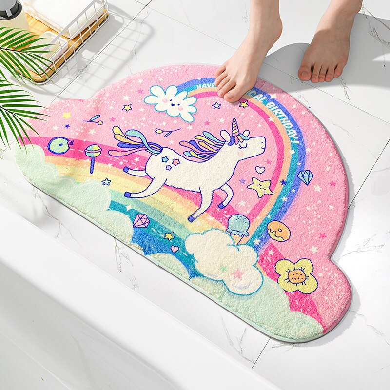 Magical Unicorn Soft Bathroom Mat Collection