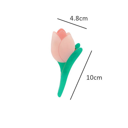 1Pc Tulip Hair Claw Grip