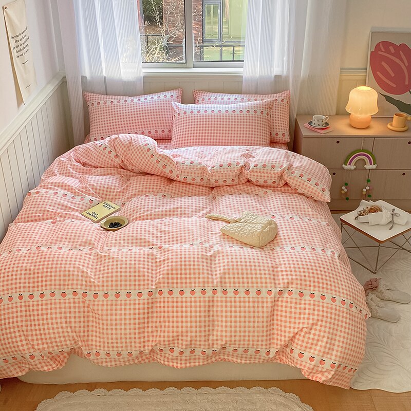 Kawaii Cute Print Cottage Core Bedding Set