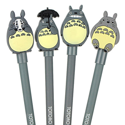 4 Pcs / Pack Novelty Cute Totoro Anime Gel Ink Pen