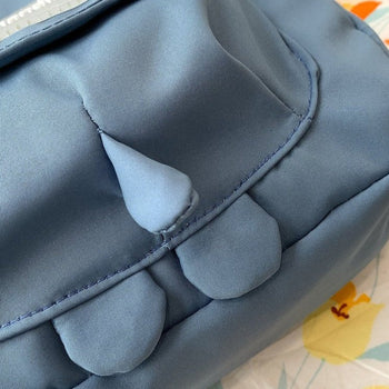 Kawaii Bear Ears Plush Side Bag - Kawaii Bag - Kawaii Backpack - Kawaii Mini Backpack