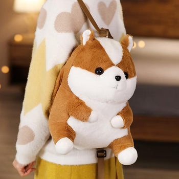 Plushies huggable cheap animal backpack