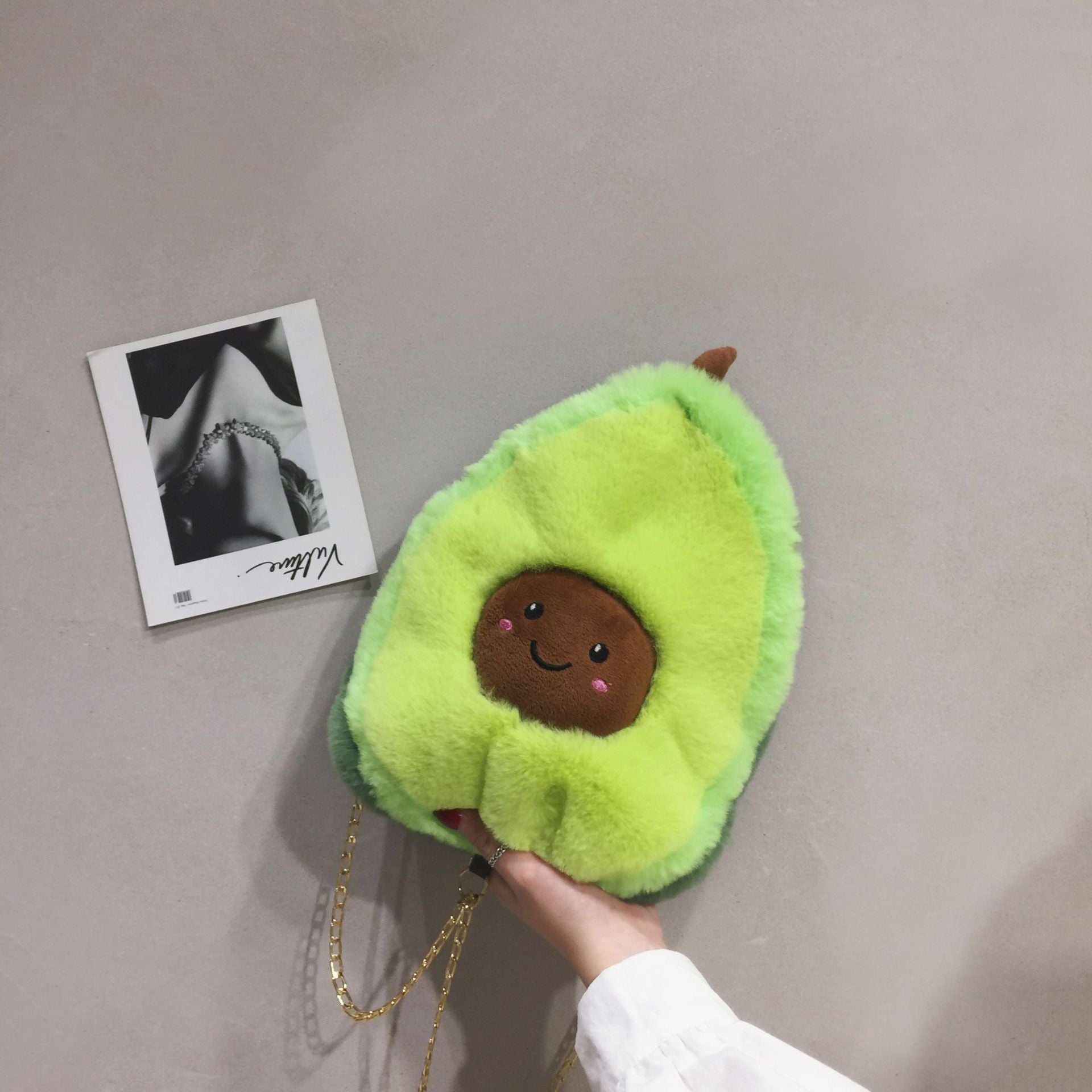 Fluffy clearance avocado toy