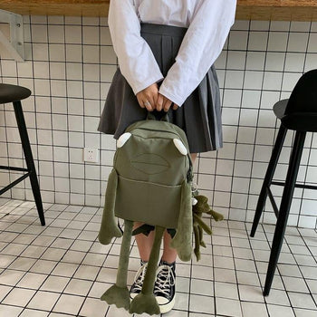Kawaii Frog Backpack - Kawaii Bag - Kawaii Backpack