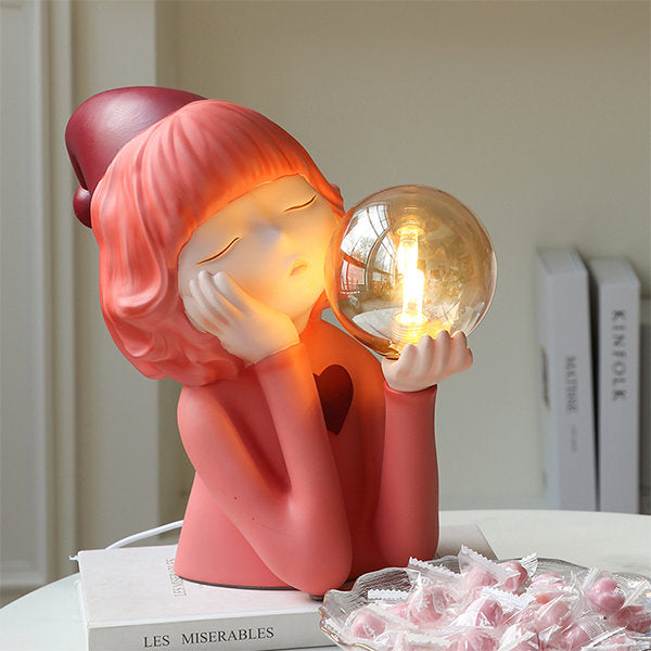 Cute Girl Lamp