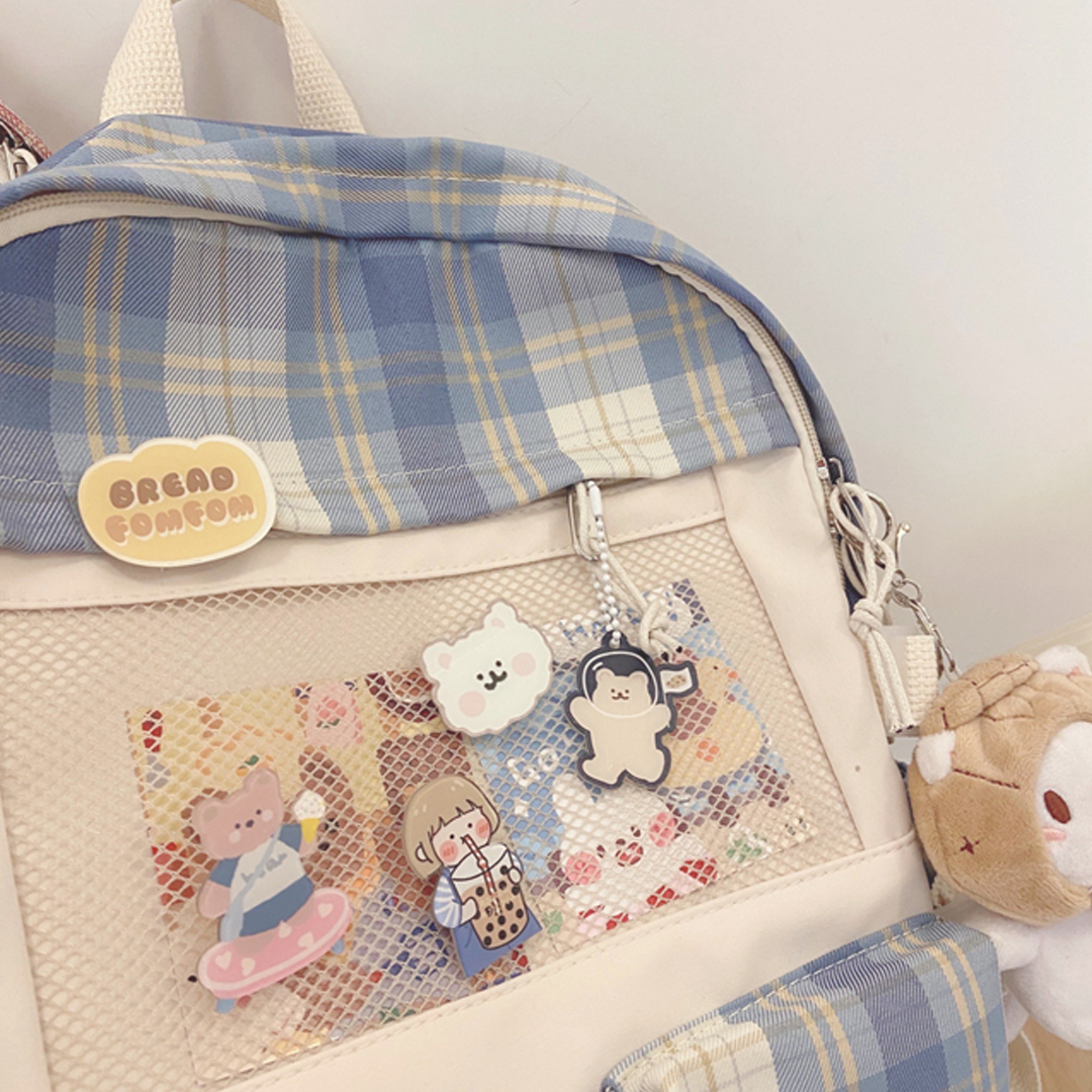 Carry Comfort and Cuteness: The Kawaii Multi-Pocket Backpack