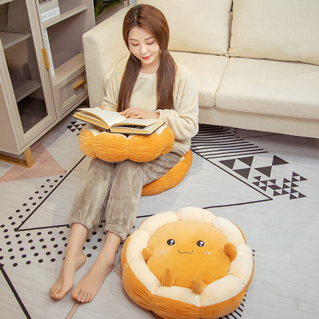 Cute Toast Cushion