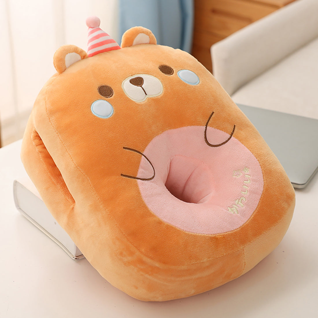 Comfy Animals Square Donuts Plush Pillows