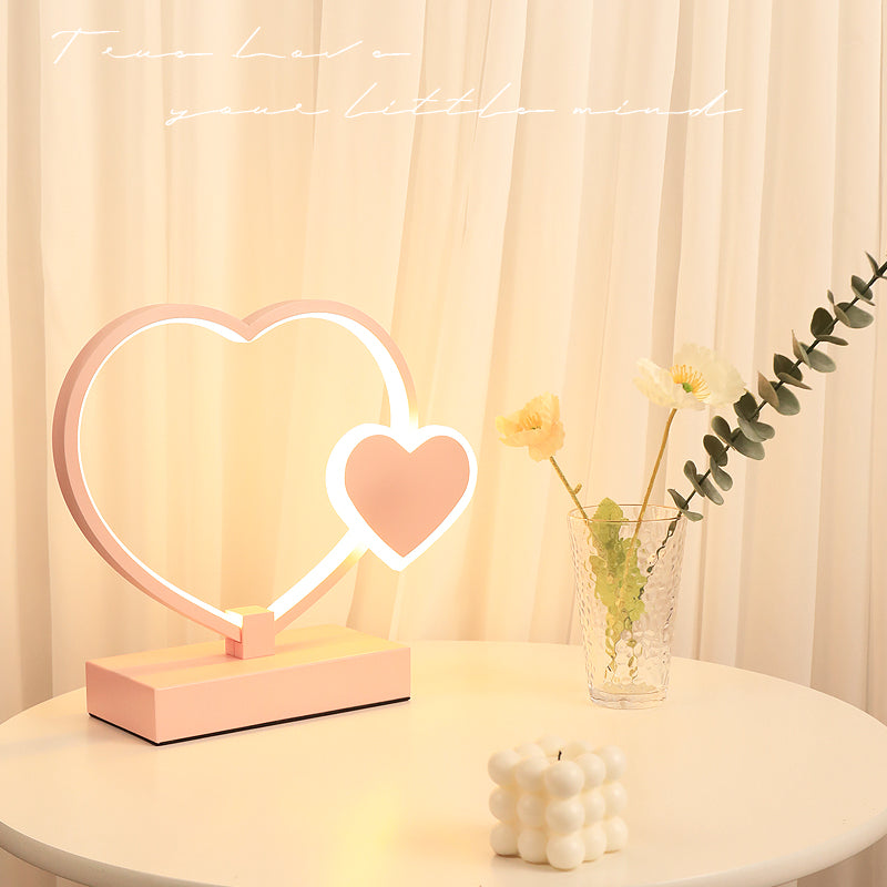 heart shape lamp