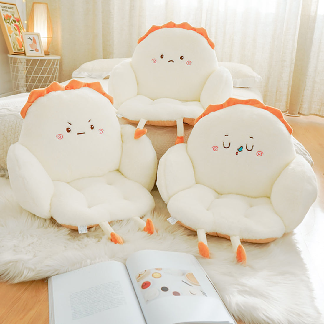 Cartoon Sandwich Plush Cushion