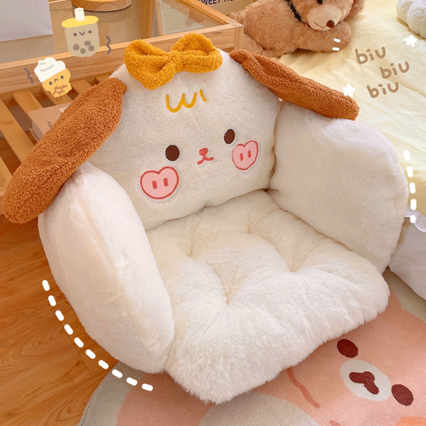 Cute Kitty Puppy Cushion