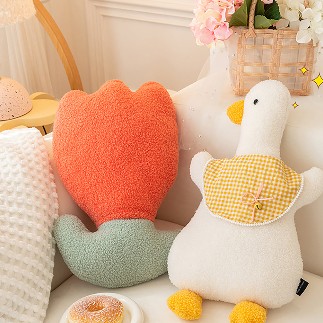 Tulip Duck Shape Plush StuToy