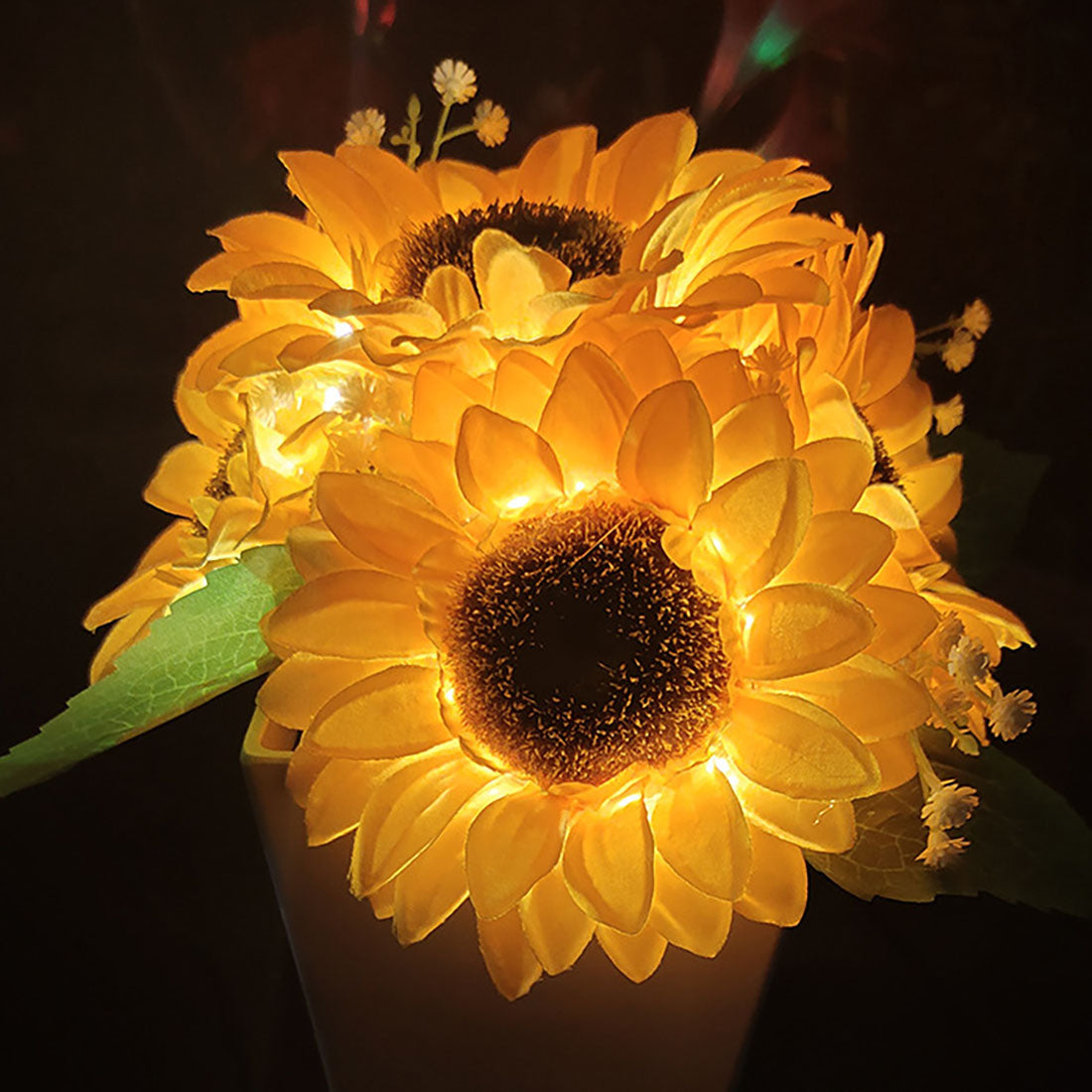 Creative Sunflower Pot Light