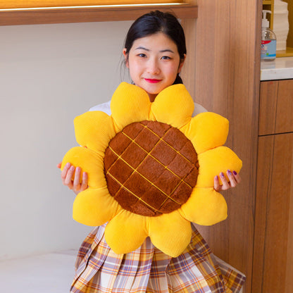 Sunflower Seat Cushion Throw Pillow