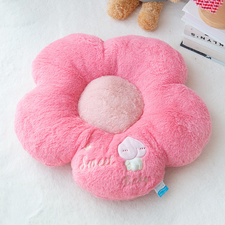 Kawaii Pastel Flowers Soft Chair Cushion