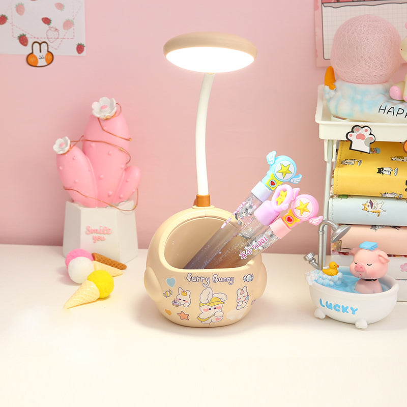 Bunny Pen Holder Spotlight Night Lamp