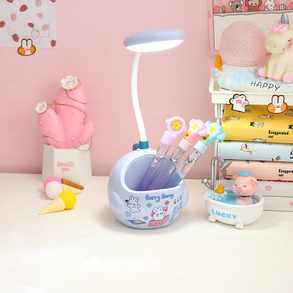 Bunny Pen Holder Spotlight Night Lamp