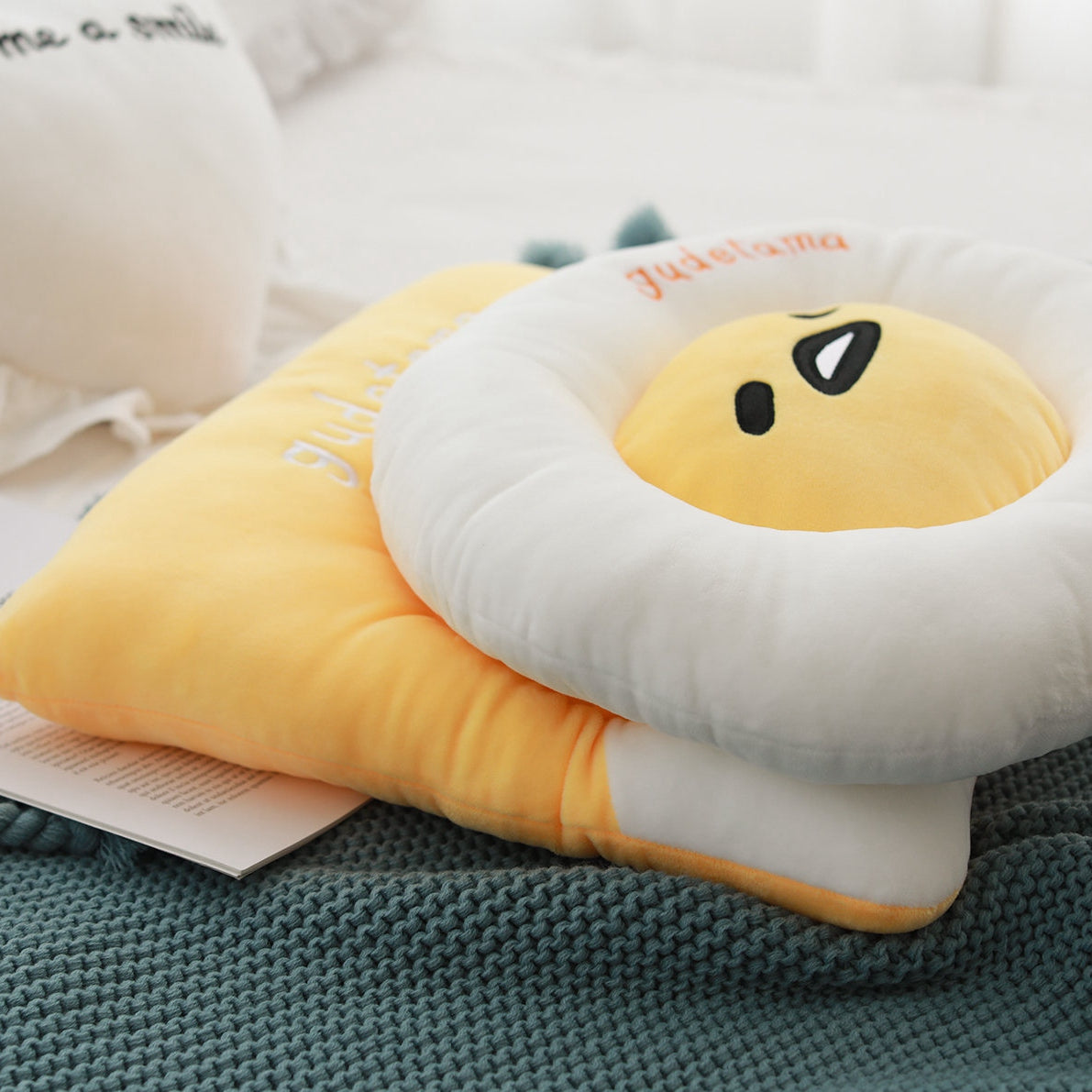 Kawaii Gudetama Seat Cushion Pillows