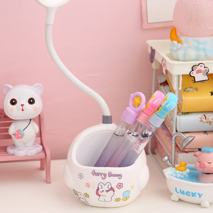 Bunny Pen Holder Spotlight Night Lamp