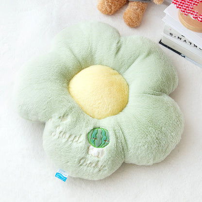 Kawaii Pastel Flowers Soft Chair Cushion