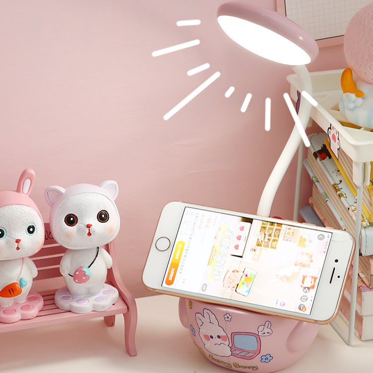 Bunny Pen Holder Spotlight Night Lamp