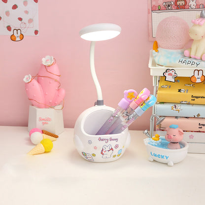 Bunny Pen Holder Spotlight Night Lamp