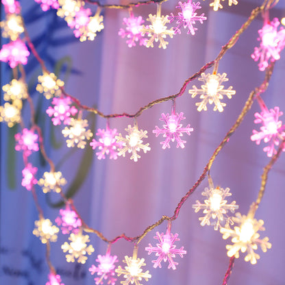 Enchanting Snowflakes Fairy Lights