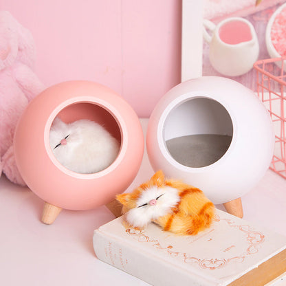 Cute Kitten House Decorative Mini Night Lights