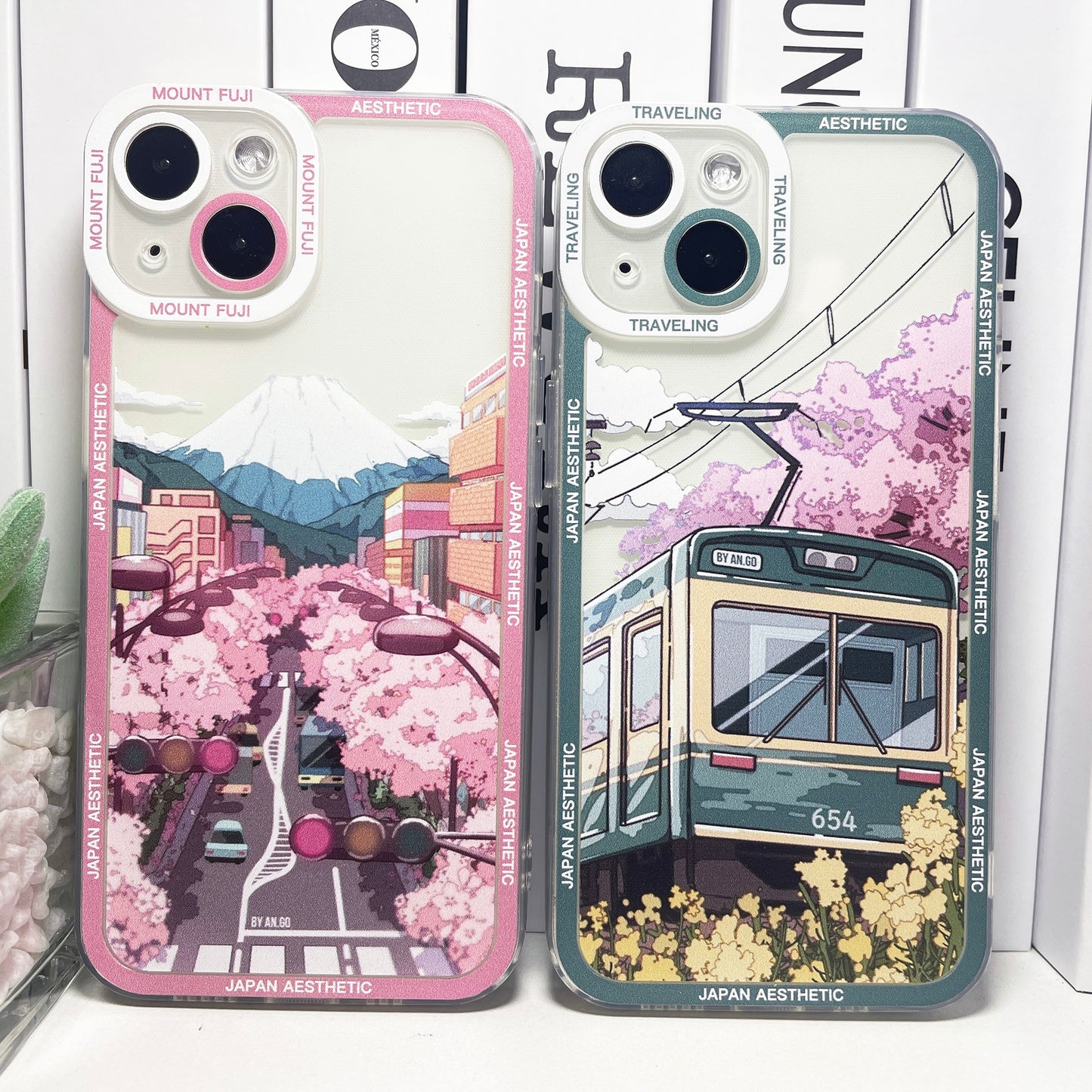 Japanese Aesthetic: City Break Sakura Blossom iPhone Case | NEW Youeni