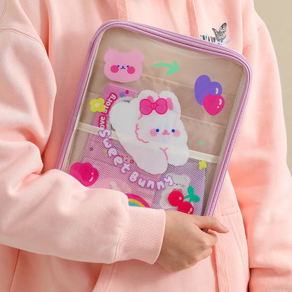 Kawaii Cute Transparent Bag - Kawaii Bag - Kawaii Backpack - Kawaii Mini Backpack