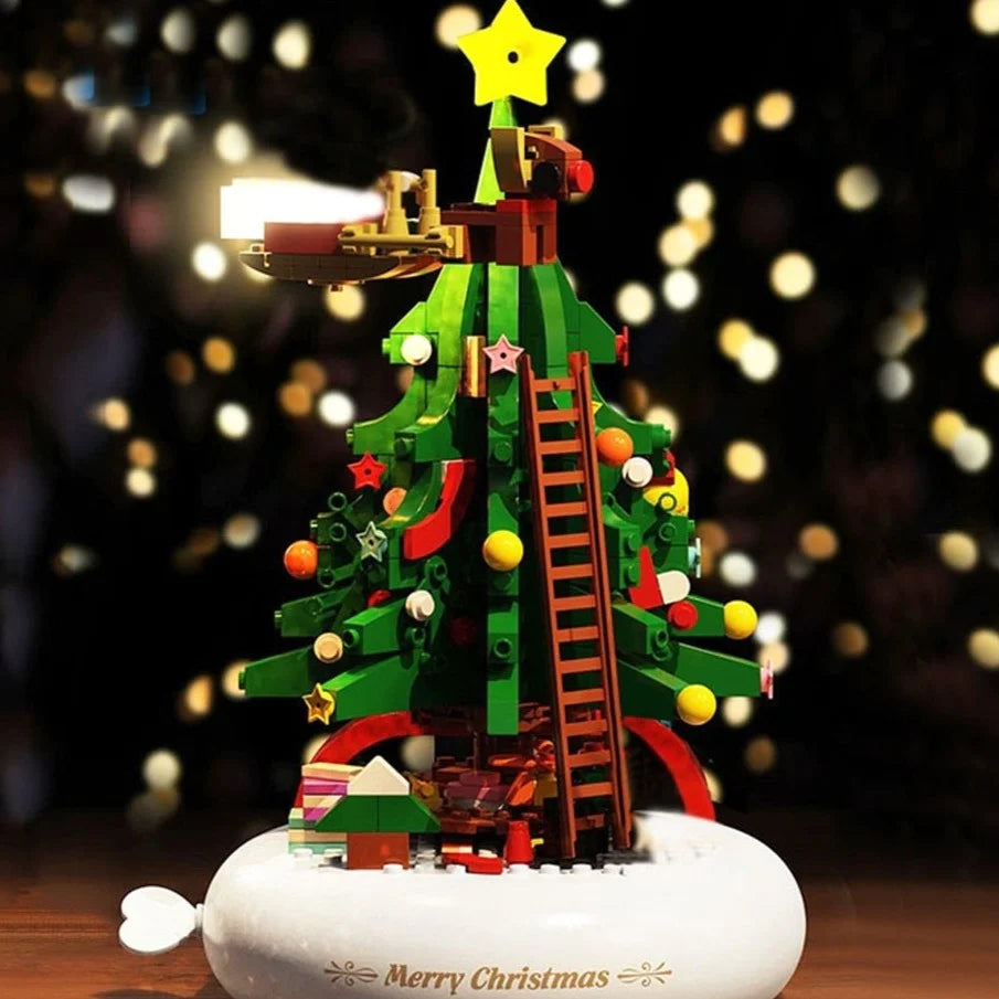 Building Block Christmas Tree Music Box