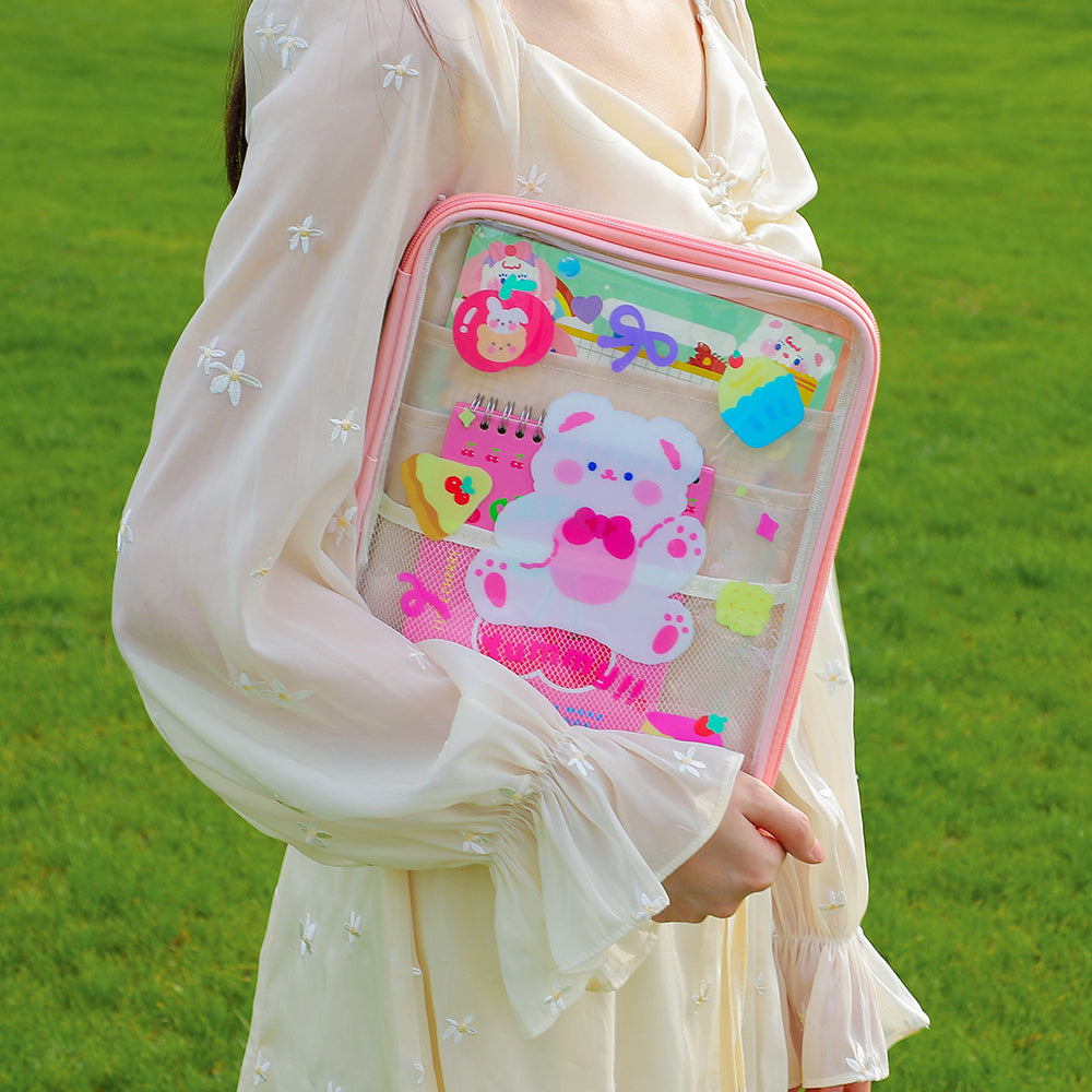 Kawaii Cute Transparent Bag - Kawaii Bag - Kawaii Backpack - Kawaii Mini Backpack