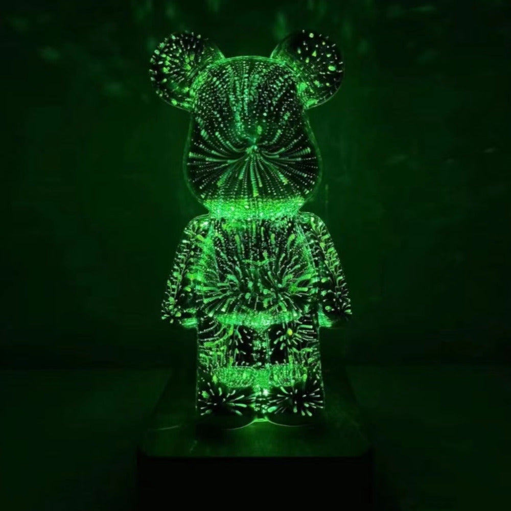 Galaxy Fireworks Standing Bear Night Light | NEW