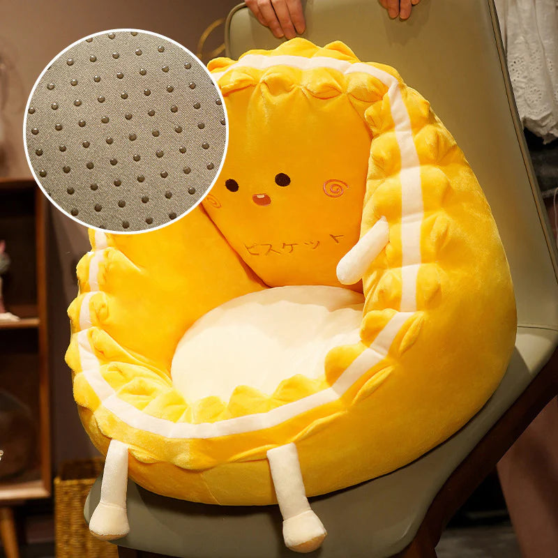 Happy and Angry Kawaii Chair Cushion Stuffed Toy Plushies