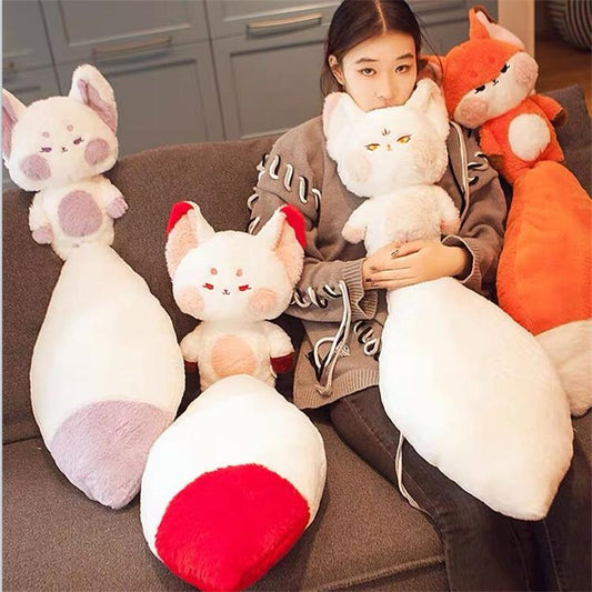 Fluffy Kawaii Huge Tail Fox Stuffed Animals Plushies