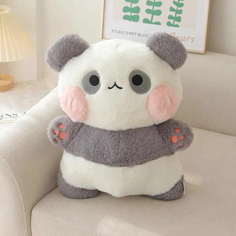 Fluffy Kawaii Panda Stuffed Animals Squad Plushies