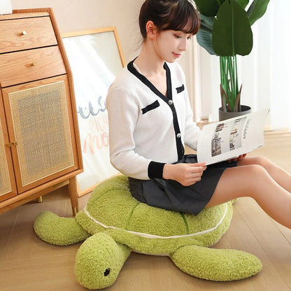 Fluffy Kawaii Green Turtle Stuffed Animals Plushie