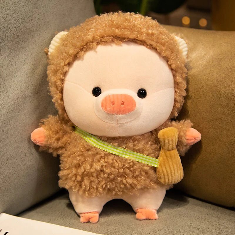 Kawaii Fluffy Cosplay Piggy Plushies