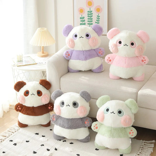 Fluffy Kawaii Panda Stuffed Animals Squad Plushies